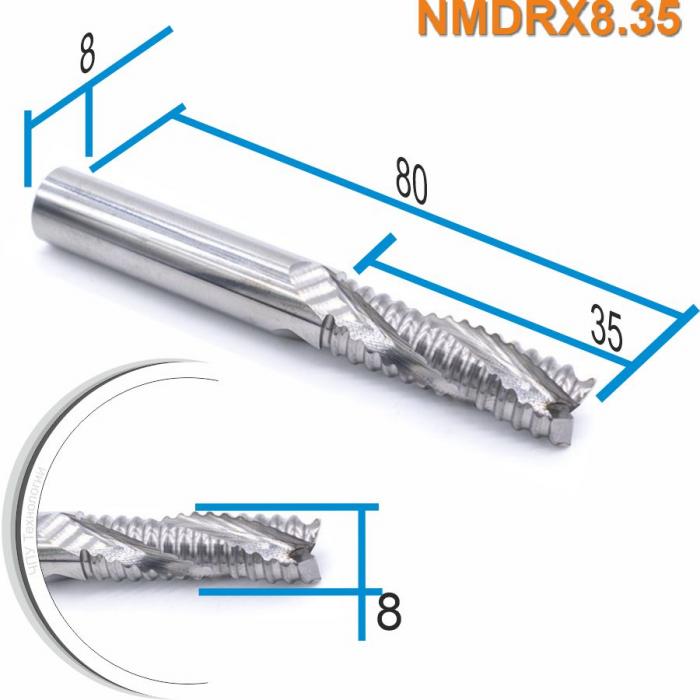 Фреза трехзаходная со стружколомом DJTOL NMDRX8.35
