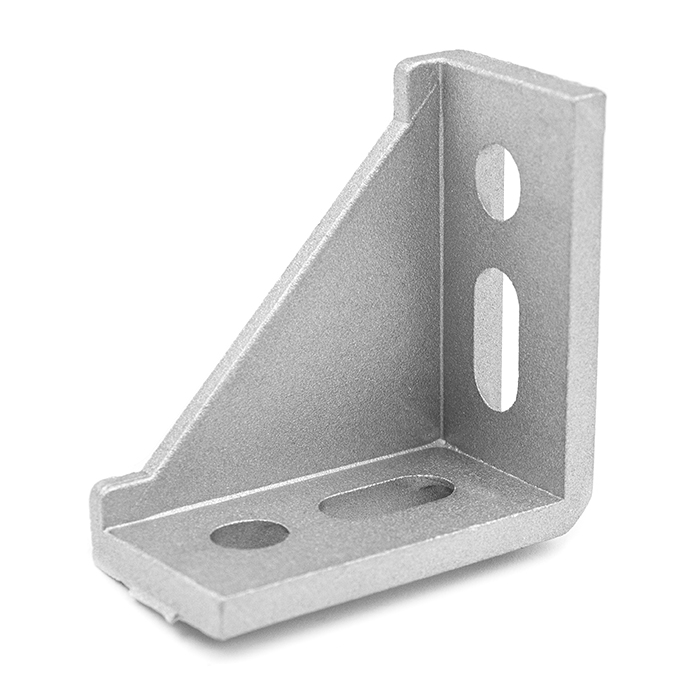 Угловой алюминиевый соединитель 30х60, паз 8