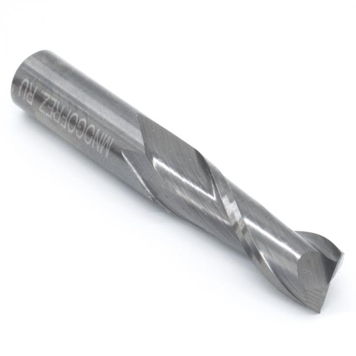 Фреза спиральная двухзаходная стружка вверх MF2LX8.25