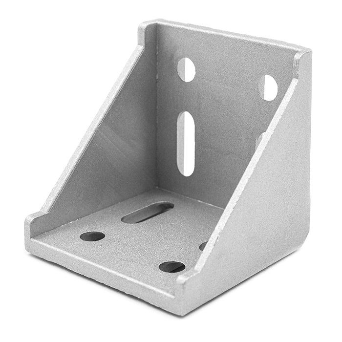 Угловой алюминиевый соединитель 80х80А, паз 8