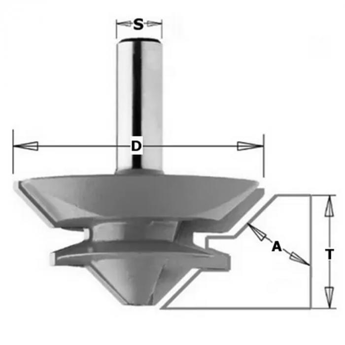 Фреза CMT PRO для углового сращивания 955.4570