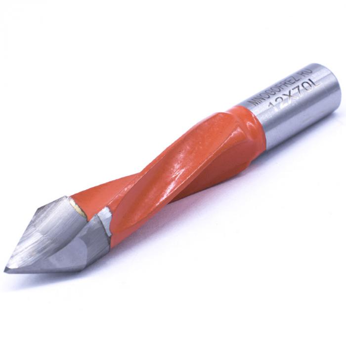 Сверло присадочное усиленное "сквозное" Mnogofrez KJ2-V80208L