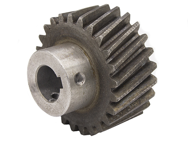 Шестерня косозубая M2-Z25-16 фланец 15мм