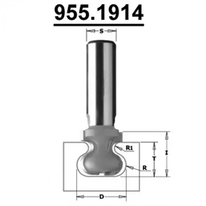 Фреза CMT PRO для ручек 955.1914