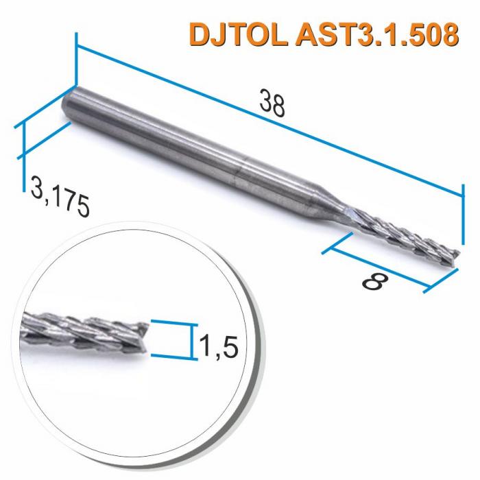 Фреза рашпильная кукуруза DJTOL AST3.1.508