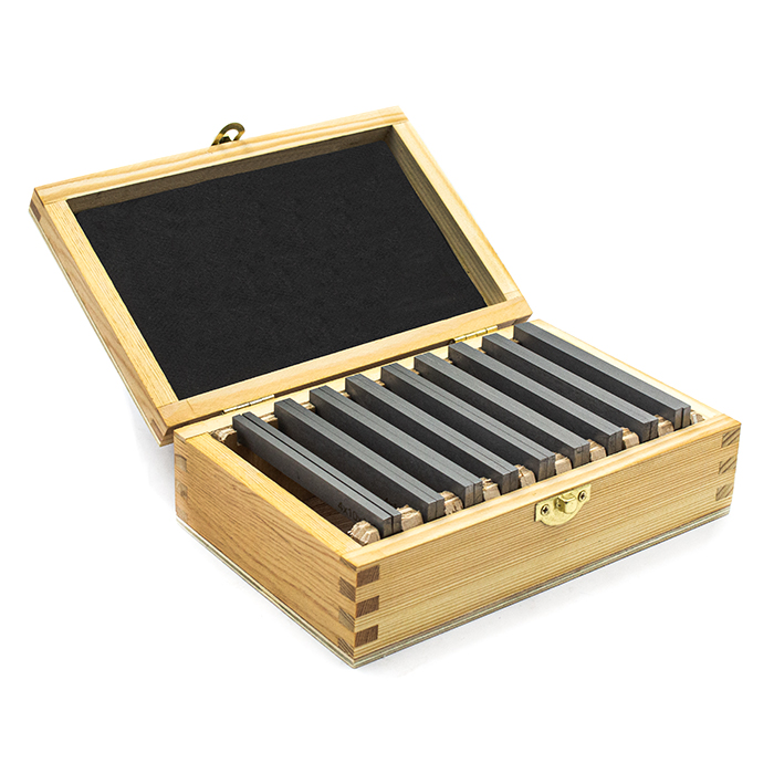 Набор прецизионных параллелей 18 шт (9 пар) 100 мм, толщина 4 мм PB151-1