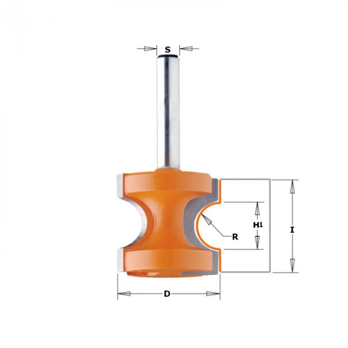 Фрезa CMT Бычий нос 954.507.11