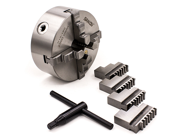 Патрон токарный K12-160 с 4 кулачками