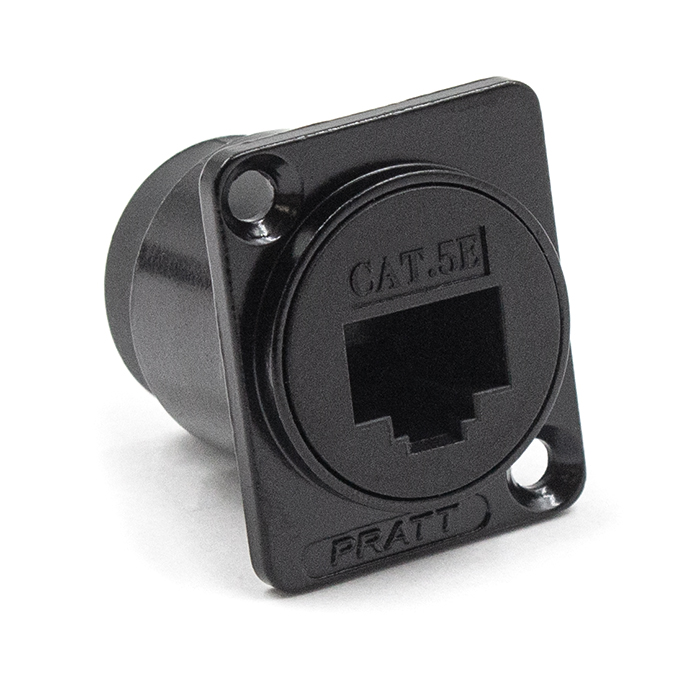 Разъём RJ45 8PIN для крепления на панели без пайки