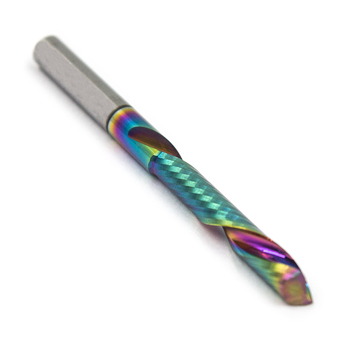 Фреза спиральная однозаходная стружка вниз MF1LXD4.25-DLC