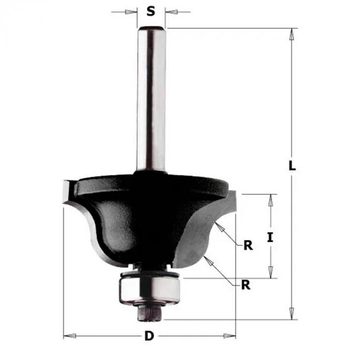 Фреза CMT PRO S-профиль 940.3817
