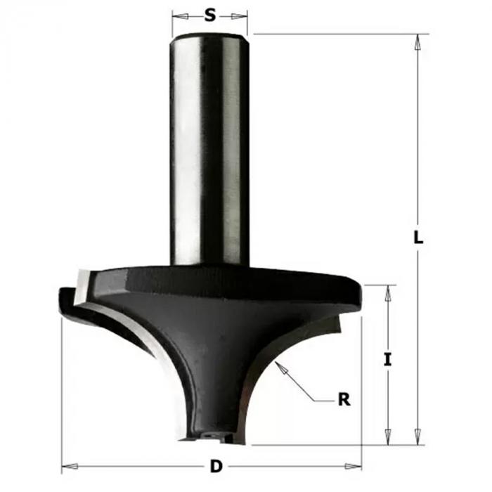 Фреза CMT PRO радиусная 927.3819
