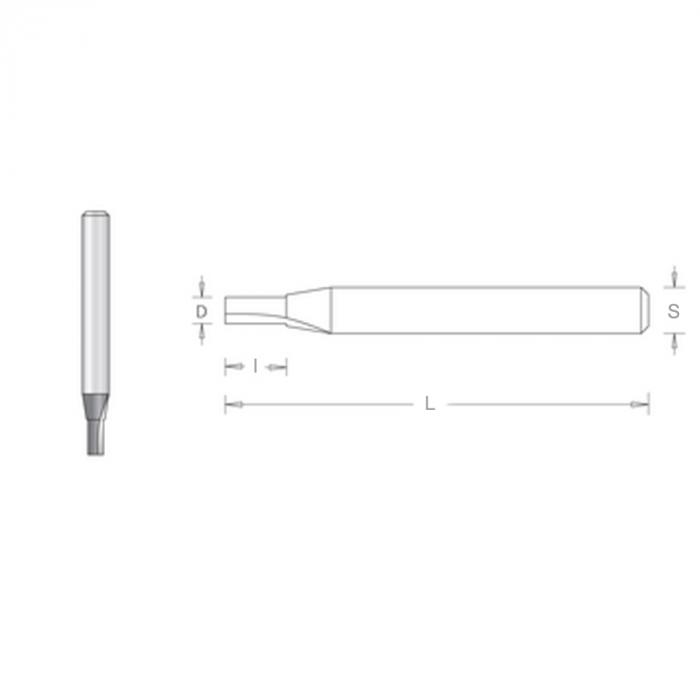 Фреза прямая двухзаходная Dimar so1078587