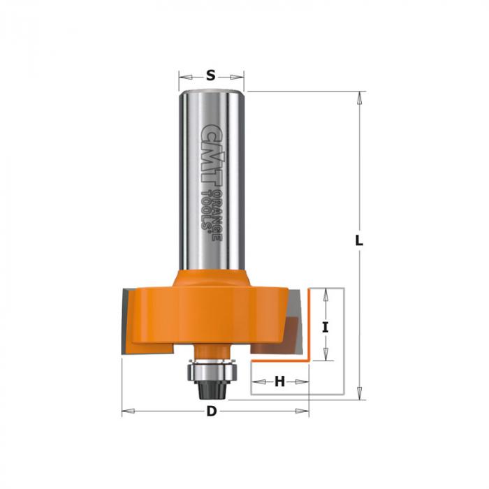Фреза CMT четвертная 735.318.11