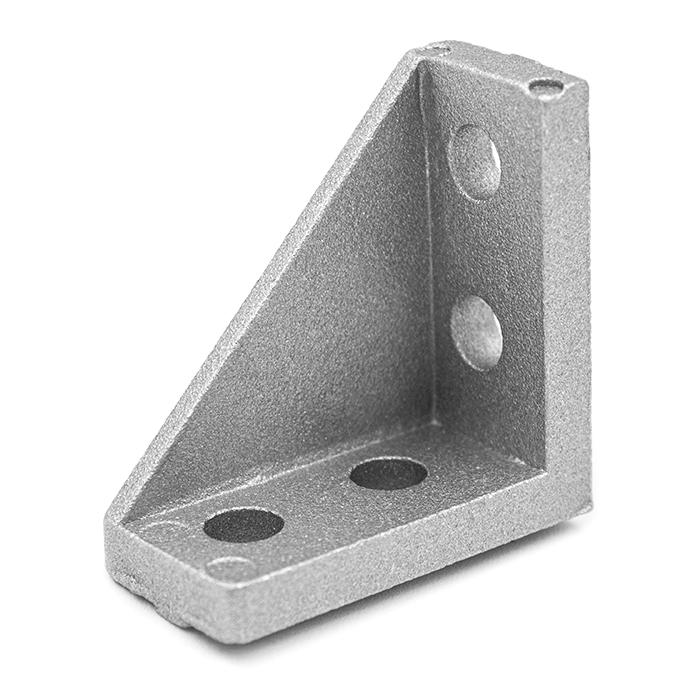 Угловой алюминиевый соединитель 20х40, паз 6