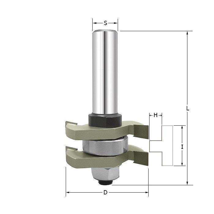 Фреза ARDEN для шиповых соединений 609211