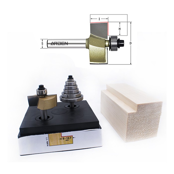 Фреза ARDEN четвертная с набором подшипников 307811B