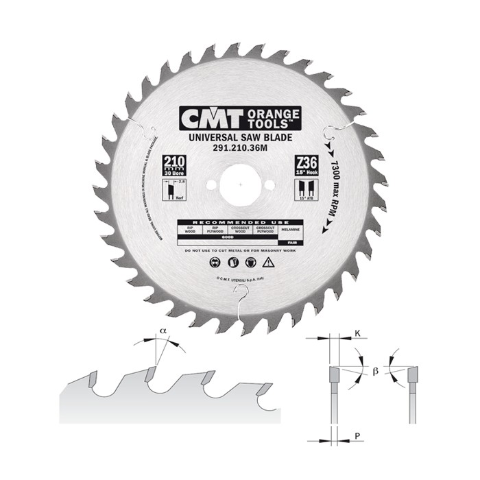 Пильный диск CMT универсальный 291.216.48M