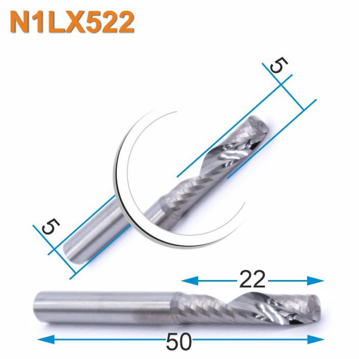 Фреза спиральная однозаходная DJTOL N1LX522