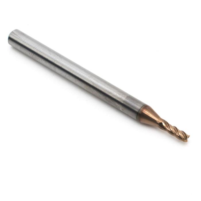 Фреза спиральная по металлу Z4 с радиусом DJTOL DPR4-2-02