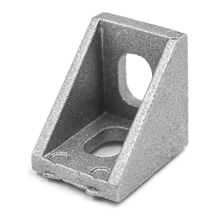 Угловой алюминиевый соединитель 20х20, паз 6