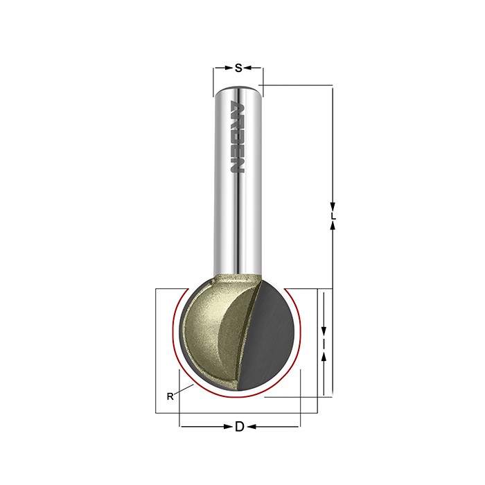 Фреза ARDEN "Шар" 208841