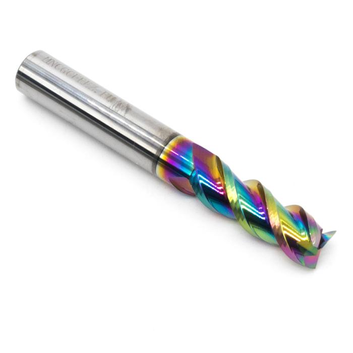 Фреза спиральная трёхзаходная по цветным металлам MF-AL3LX0824 DLC