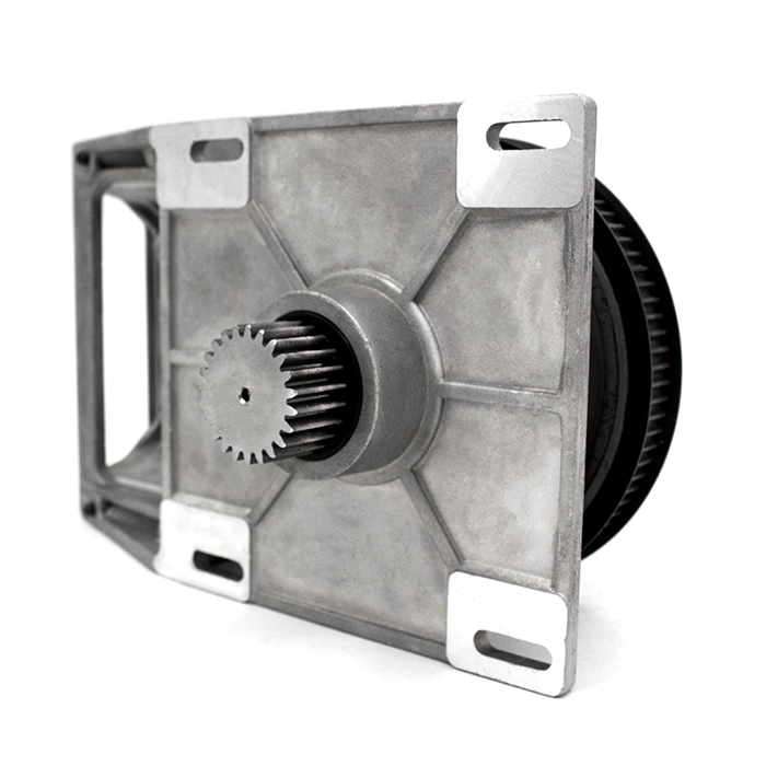 Ременной редуктор 1:5 модуль 1,5 прямозубая рейка