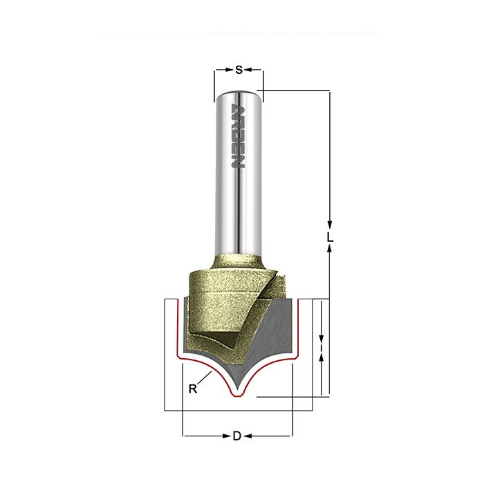 Фрезы ARDEN для скругления 225861