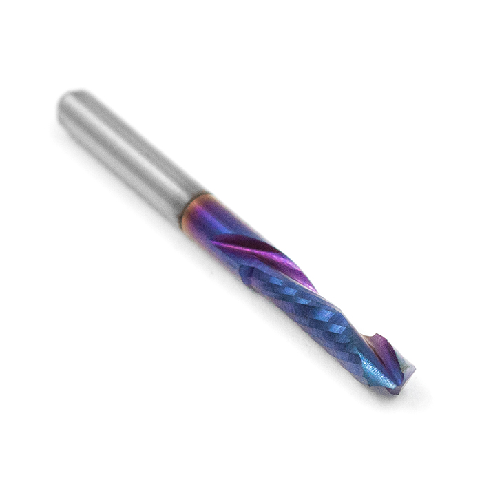 Фреза компрессионная однозаходная MF1FLX3.15-BNC с нано-синим покрытием